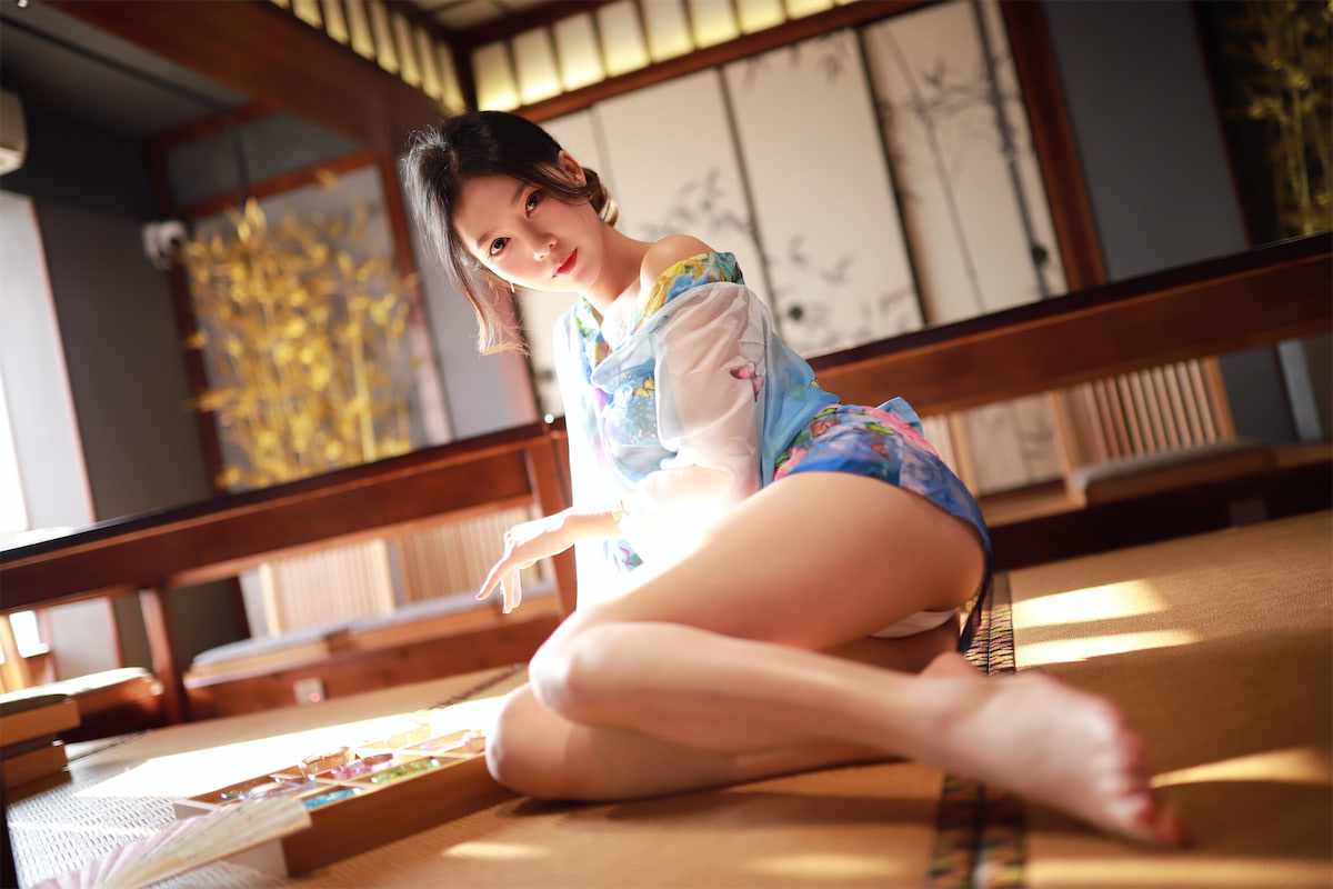 抖娘利世桃山薄纱和服30图插图4